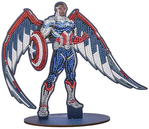 Craft Buddy jouet Falcon Crystal Art XL Buddy kit créatif Marvel