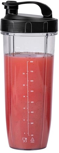 Alpina blender smoothie maker 1200W avec gobelet à emporter argenté-2