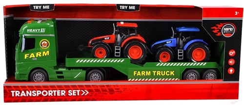 Rapid Wheels transporteur de voitures jouet avec tracteurs lumières sons friction-3