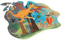 SCRATCH Contour Puzzel - Draak-3