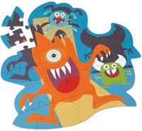 SCRATCH Contour Puzzle - Monstres