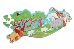 SCRATCH Contour Puzzel - Safari