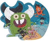 SCRATCH Contour Puzzle - Monster-2