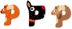Lettre en bois SCRATCH - P