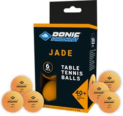 Schildkröt balles de tennis de table Poly 40+ orange 6 pièces haute qualité
