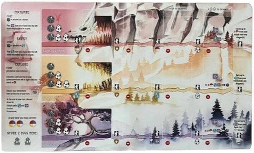 Asmodee speelmat bordspel accessoire Wyrmspan natuurlijk rubber