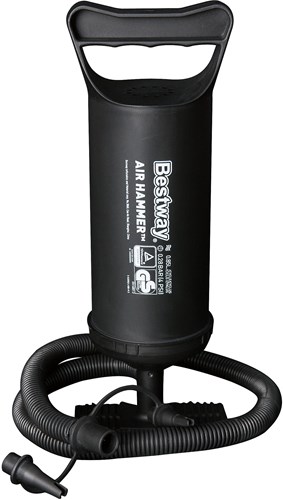 Bestway handpomp luchtbed zwembad 30cm - dubbele actie pomp