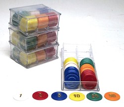 HOT Sports + Toys roulette fiches set 240 stuks kunststof 25mm casino
