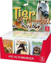 ASS Altenburger dieren kwartet kaartspel educatief display 30 stuks