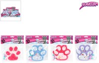 Van Manen squishy speelgoed kattenpoot glitter antistress 12,5cm