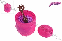 Glamour Super Goo magische ketel met 2x26gram putty en foambeads 11cm