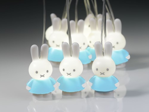 Bambolino Toys Nijntje lichtjesslinger blauw - LED kinderkamer decoratie-3