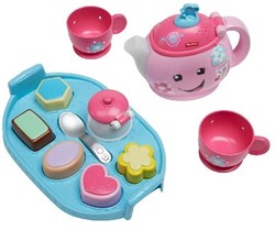 Mattel theeservies speelgoed Fisher-Price Laugh & Learn met licht en geluid