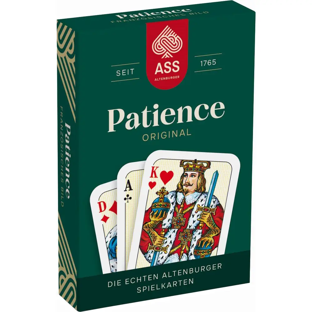 ASS Altenburger jeu de cartes Patience format compact 2 x 55 cartes
