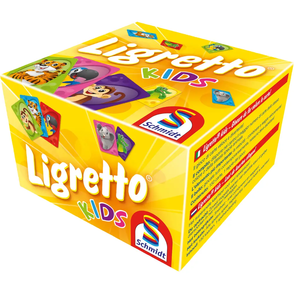 Schmidt Ligretto Kids kaartspel - Kinderspel - Dierenkaarten - 5+