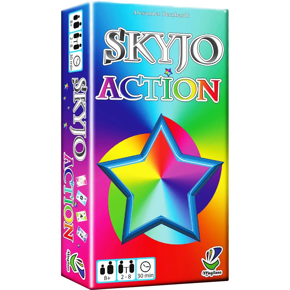 Skyjo Action jeu de cartes - Jeu de société pour 2 à 8 joueurs