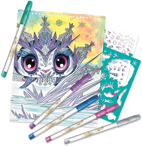 Nebulous Stars carnet de croquis papier blanc Iceane créatif métallique-3