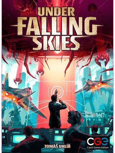 Asmodee jeu de société Under Falling Skies jeu de stratégie anglais-2