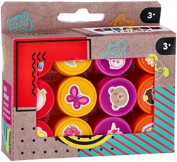 Creafun tampons set créatif 12 pièces avec encre pour enfants