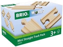 Brio Korte rechte rails - Mini Straight Track pack - 33393 - Uitbreiding treinset