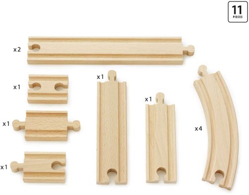Brio rails uitbreidingsset houten trein - 33401 - uitbreidingspakket-3