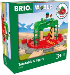 Brio draaischijf en figuur - treinaccessoire voor BRIO World
