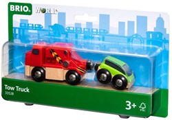 Brio Sleepwagen speelgoedauto met magneet - 33528 - rood