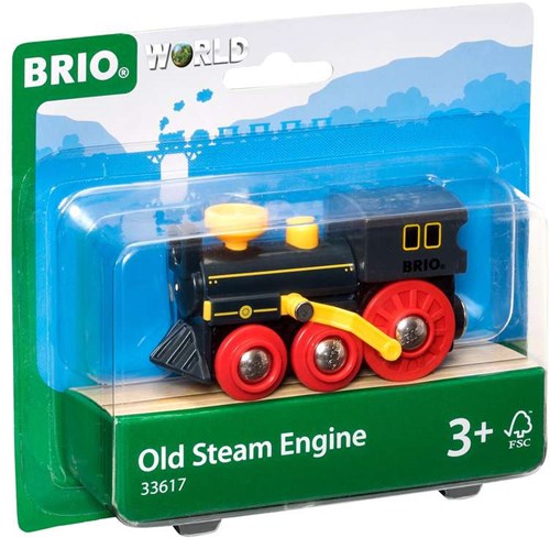 Brio stoomlocomotief houten treinbaan speelgoed - 33617