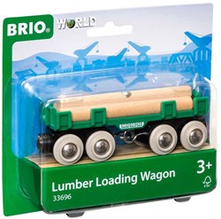 Brio Houttransport wagon - speelgoedtrein accessoire - 33696