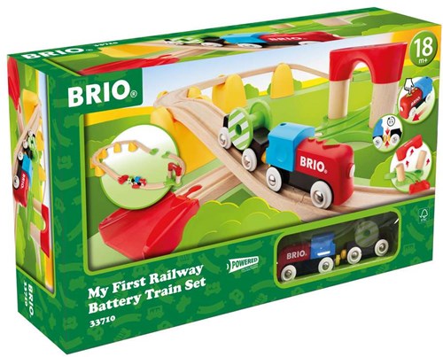Brio treinset Mijn Eerste Railway op batterijen - speelgoedtrein voor kinderen