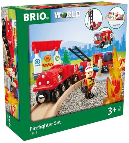 BRIO Circuit pompier lutte contre le feu - 33815