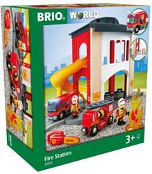 Brio brandweerkazerne speelgoed - grote centrale kazerne 33833