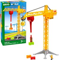 Brio bouwkraan met licht - speelgoed kraan voor treinset - 33835-2