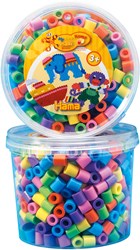 Hama Strijkkralen Maxi Pastelmix - Creatief Speelgoed in Bak 600 stuks