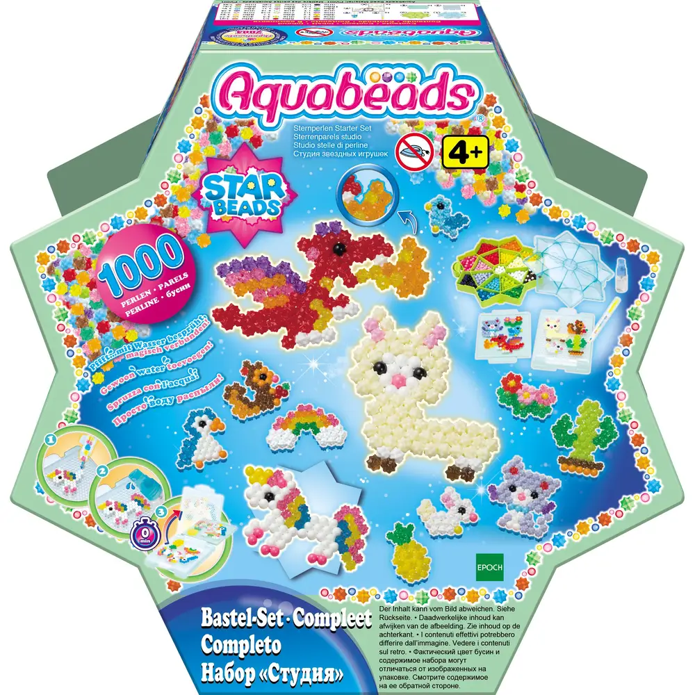 Aquabeads coffret créatif perles étoiles studio 1000 perles