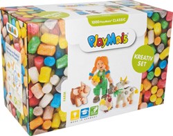 PlayMais knutselset boerderij 1000 stuks creatief speelgoed