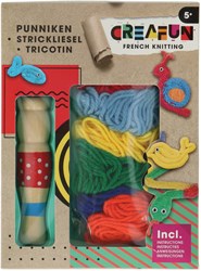 Creafun kit tricotin - Jouet créatif pour enfants - Kit de bricolage