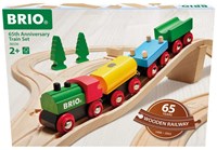 Brio train en bois - édition 65e anniversaire - jouet classique