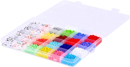 Creafun kralen set - 24 soorten kralen voor sieraden maken-2