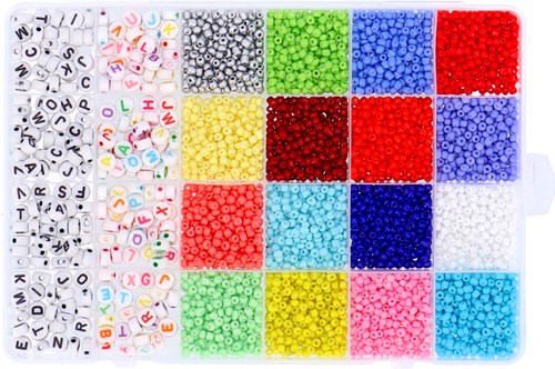 Creafun kralen set - 24 soorten kralen voor sieraden maken-3
