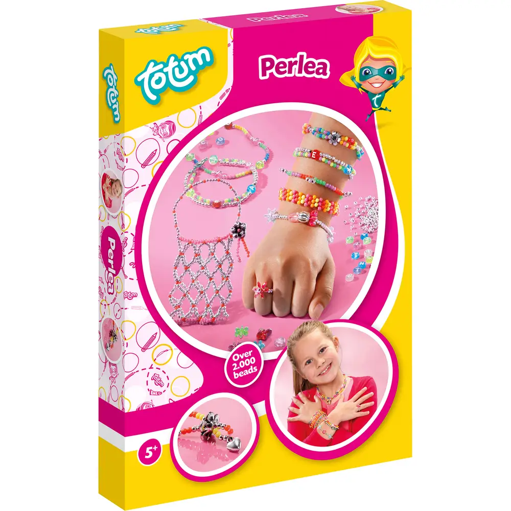 Totum coffret créatif Perlea perles - jouet créatif pour enfants