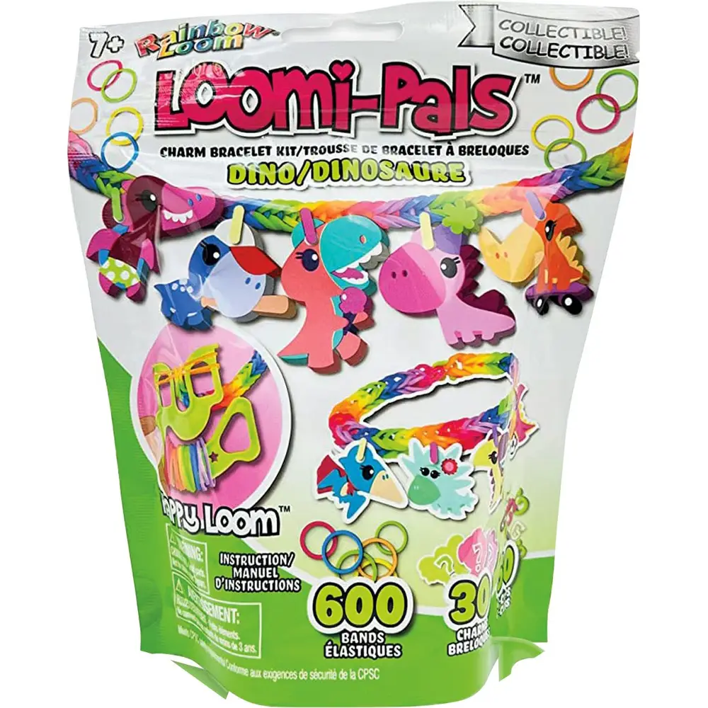 Bandai Rainbow Loom Loomi-Pals set - kleurrijke armband knutselset