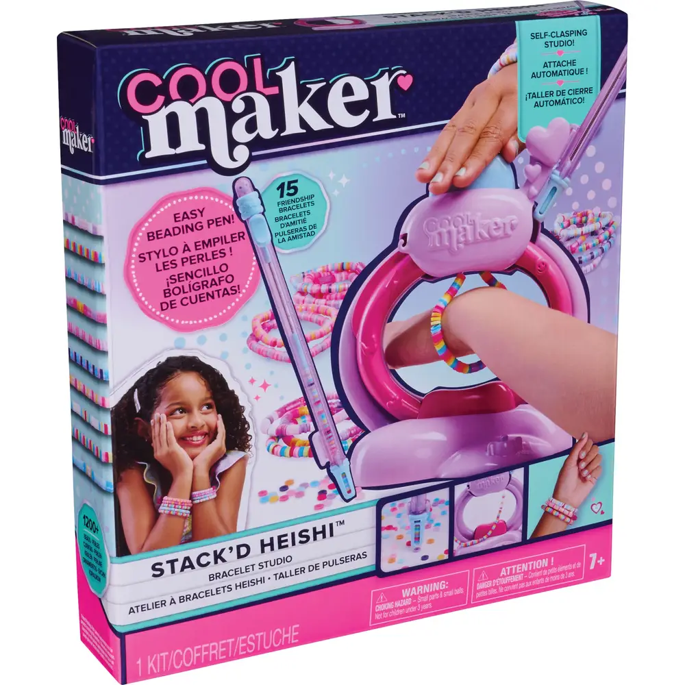 Spin Master coffret créatif bracelets avec perles Heishi pour enfants