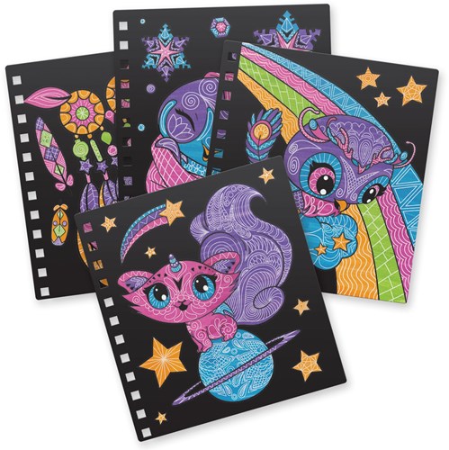 Nebulous Stars set de coloriage motif velours magique pour enfants-2