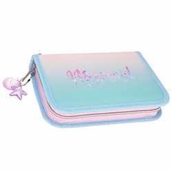 Lobbes etui schelp met accessoires - 25-delig - kleurpotloden en stiften