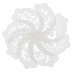 Lobbes pochoirs maquillage - formes magiques - 10 pièces - plastique
