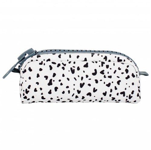 Lobbes etui zwart stippen Dalmatier print voor kinderen 22 cm-3