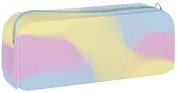 Lobbes etui pastel kleuren siliconen - zacht en kleurrijk pennenetui