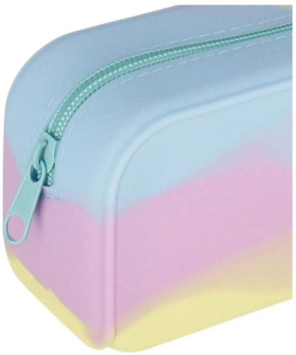 Lobbes etui pastel kleuren siliconen - zacht en kleurrijk pennenetui-3