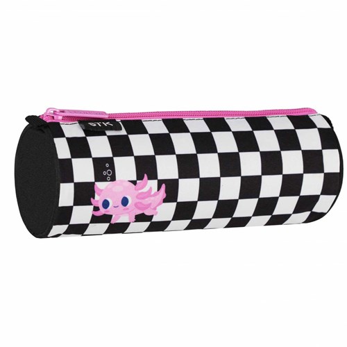 Lobbes etui axolotl zwart-wit schattig voor kinderen school